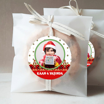 Fındıkkıran Asker ile Yeni Yıl Temalı Resimli Sticker