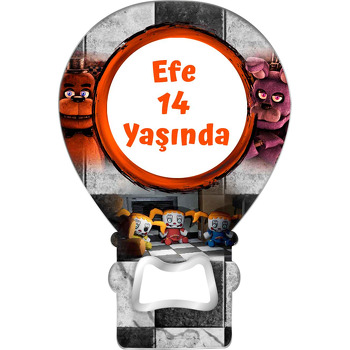 Five Nights At Freddys Temalı Balon Magnet Açacak