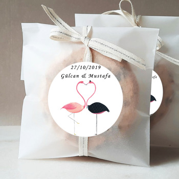 Flamingo  Temalı Sticker
