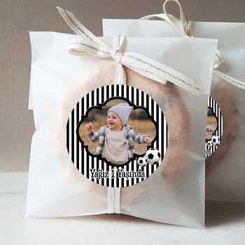 Futbol Siyah Beyaz Temalı Sticker