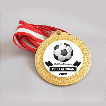 Futbol Temalı Metal Madalya