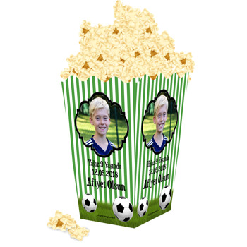 Futbol Temalı Popcorn Kutusu