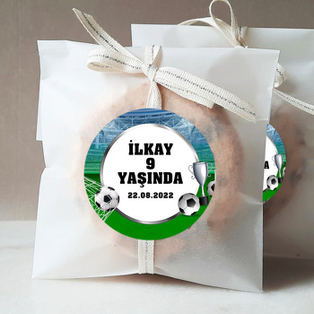 Futbolcu Kupa Temalı Sticker