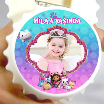Gabbynin Hayal Evi Temalı Kapak Şekilli Magnet Açacak