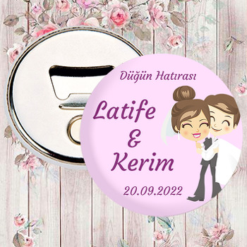 Gelin ile Damat İlk Adım Temalı Magnet Açacak