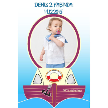 Gemi Temalı Magnet 2
