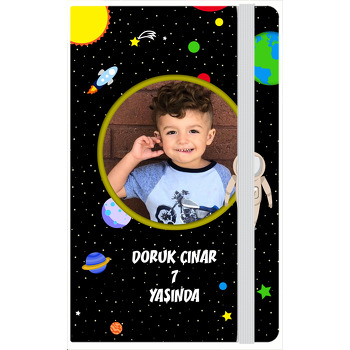Gezegenler Temalı Doğum Günü Kişiye Anı Özel Defter