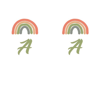 Gökkuşağı Natural Ton Temalı Parti Banner