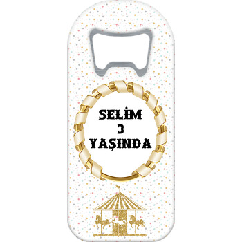 Gold Atlı Karınca Taç Temalı Uzun Magnet Açacak