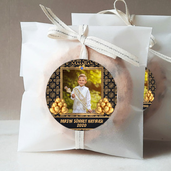 Gold Balonlu Sünnet Temalı Resimli Sticker