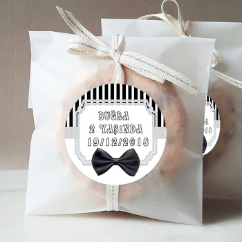 Gri Papyon Temalı Sticker