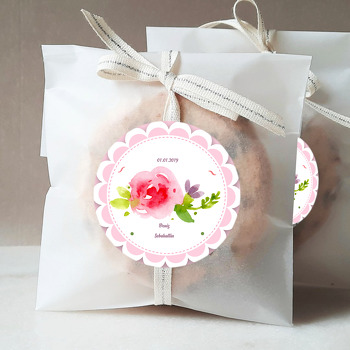 Gül Çerçeve Temalı Hoşgeldin Bebek Sticker