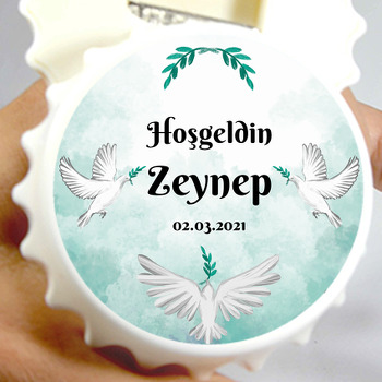 Güvercinler Yeşil Fon Temalı Magnet Açacak