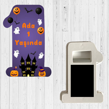 Halloween ile Hayaletler Temalı Doğum Günü Magnet Açacak