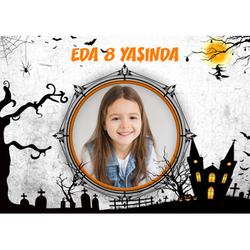 Halloween Temalı Doğum Günü Amerikan Servis