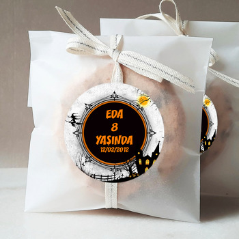 Halloween Temalı Parti Sticker