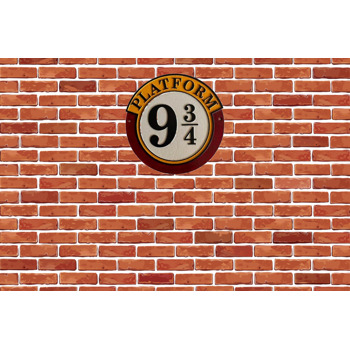 Harry Potter Platform 9 3/4 Doğum Günü Branda Afişi