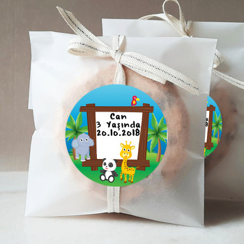 Hayvanlar Alemi  Temalı Sticker