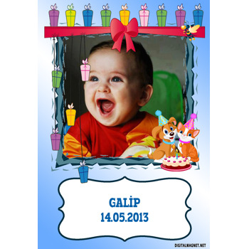 Hediye Paket Temalı Magnet