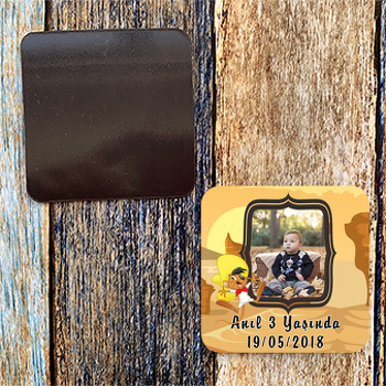 Hızlı Gonzalez Temalı Kare Magnet 25