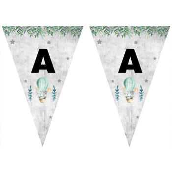 Hoşgeldin Bebek Fil Temalı Parti Banner