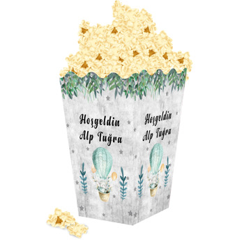 Hoşgeldin Bebek Fil Temalı Popcorn Kutusu