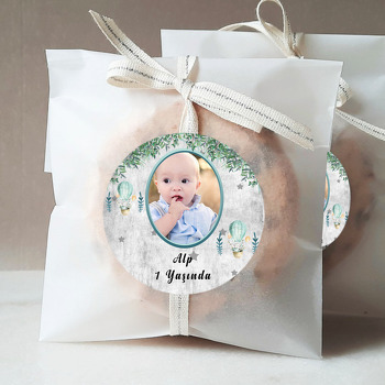 Hoşgeldin Bebek Fil Temalı Sticker
