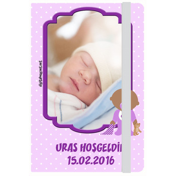 Hoşgeldin Bebek Kişiye Anı Özel Defter