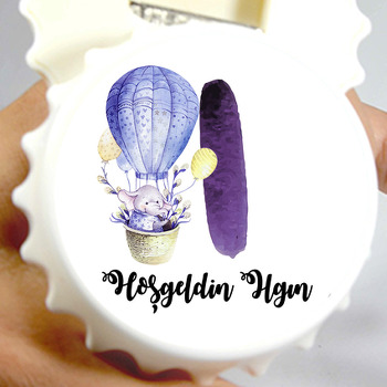 I Harfi  Temalı  Kapak Şekilli Magnet Açacak