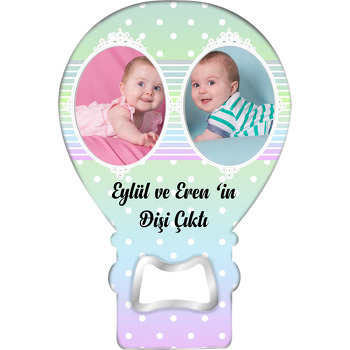 İkiz Diş Temalı Balon Magnet Açacak