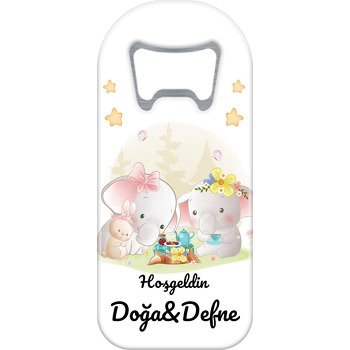 İkiz Fil Kardeşler Temalı Uzun Magnet Açacak