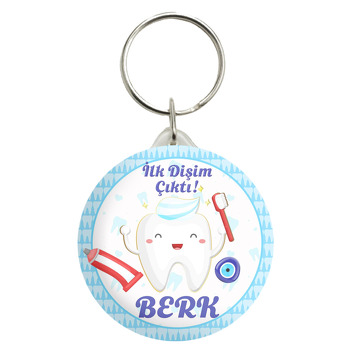 İlk Dişim Mavi Temalı Anahtarlık