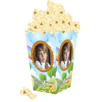 İlkbahar Temalı Popcorn Kutusu
