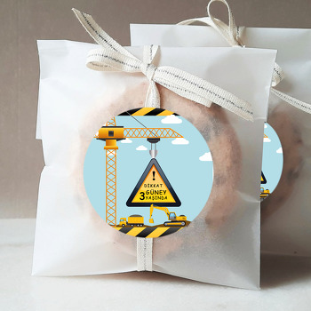 İnşaat Temalı Sticker