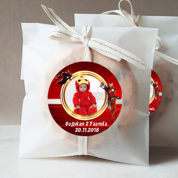 Iron Man Temalı Resimli Sticker