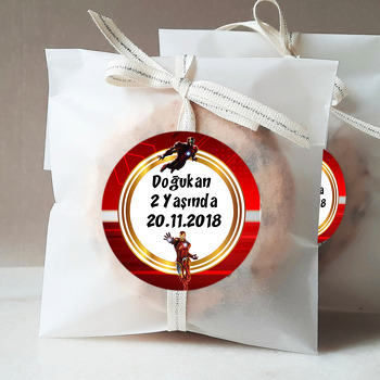 Iron Man Temalı Sticker