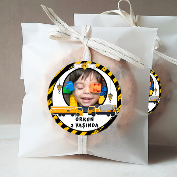 İş Makineleri Temalı Sticker