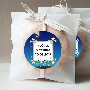 İskelet Temalı Sticker