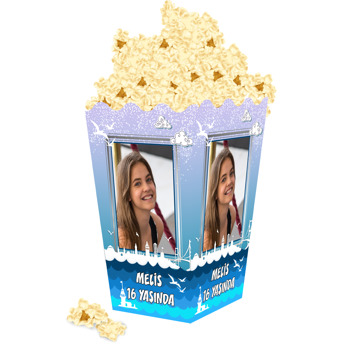 İstanbul Temalı Popcorn Kutusu