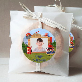 İtfaiye Temalı Resimli Sticker