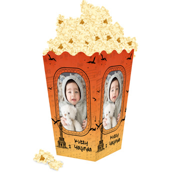 İzmir Temalı Popcorn Kutusu