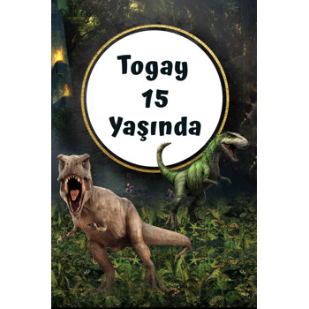 Jurassic Park Dinozorlar Temalı Doğum Günü Magnet