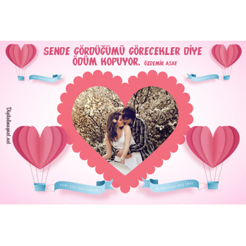 Kalpli Balon Temalı Magnet