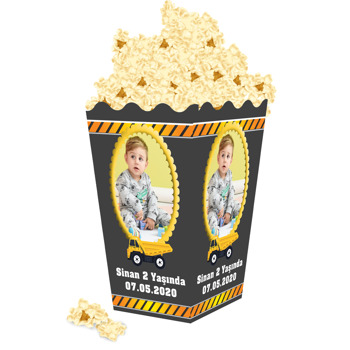 Kamyon Temalı Popcorn Kutusu