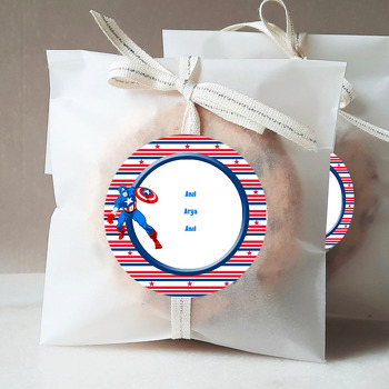 Kaptan Amerika Temalı Sticker
