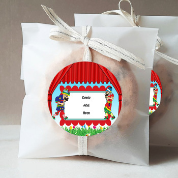 Karagöz ve Hacivat Temalı Sticker