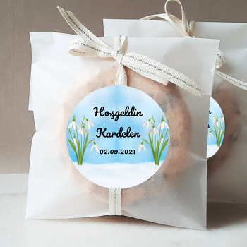 Kardelen Temalı Sticker