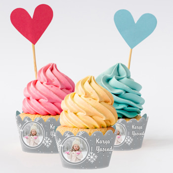 Kartanesi Temalı Cupcake Sargısı
