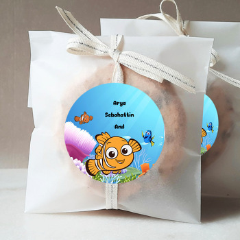 Sevimli Balık Temalı Sticker