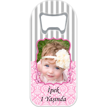 Kelebek Temalı Uzun Oval Magnet Açacak